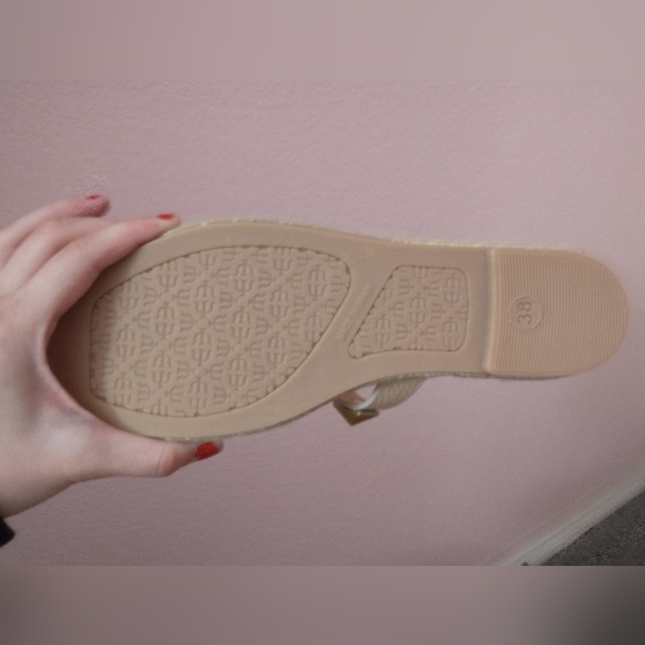 Maypol Gold Studded Slip-On Sandals (Size 7.5/EU Size 38) - Picture 5 of 6